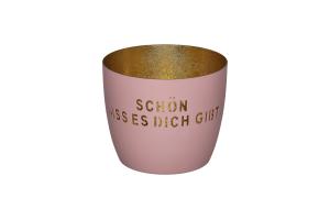 Madras Windlicht Schön dass es Dich gibt